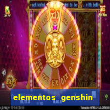 elementos genshin impact fraquezas